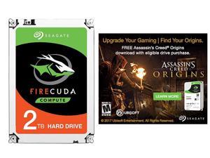 Seagate 2TB SSHD Desktop Hybrid Hard Drive w/ Assassin's Creed Origins $100