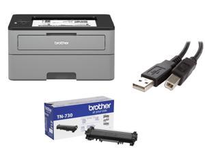 Brother HL-L2350DW Wireless/Duplex Laser Printer + TN730 ...