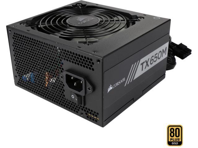 650W Corsair TX-M TX650M 80+ Gold Power Supply $45 AR @Newegg