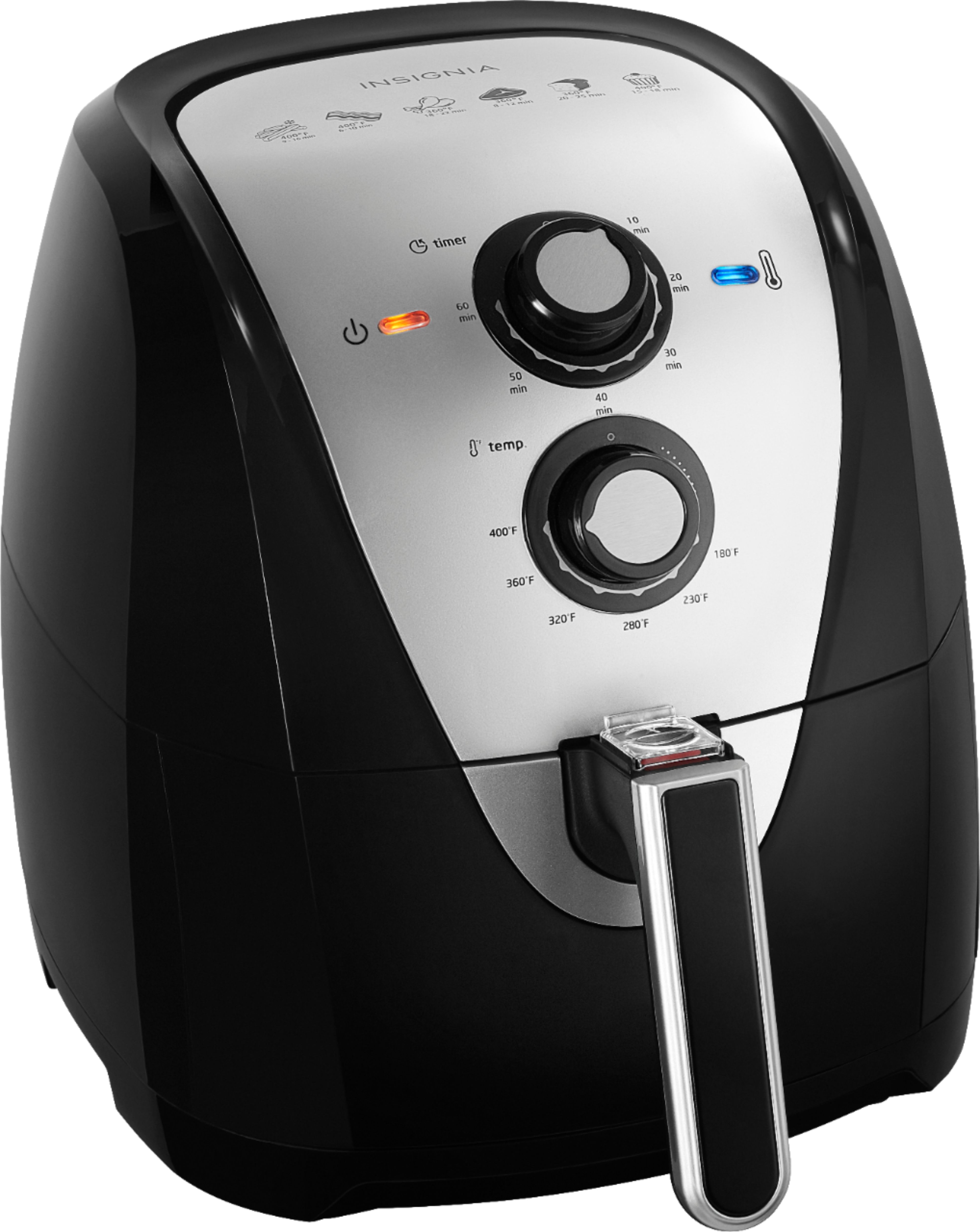 Insignia Analog Air Fryer - 5L Family Size - Black $39.99