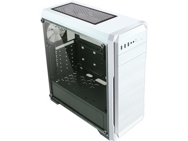 DIYPC DIY-A1-W White Tempered Glass USB 3.0 Mid Tower Case @Newegg $29.99