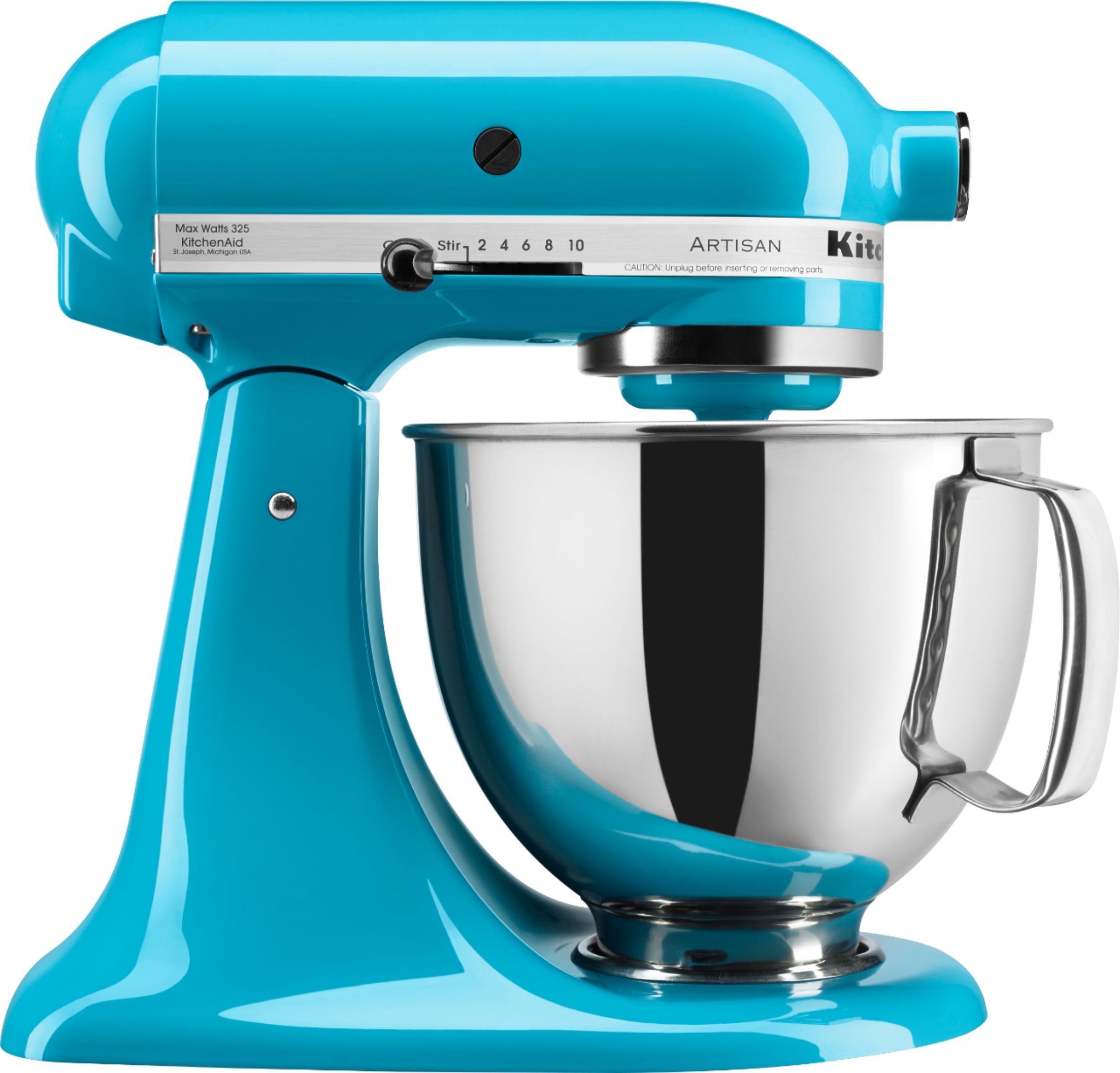 KitchenAid - Artisan Tilt-Head Stand Mixer - Crystal Blue, Grenadine, Apple Cider or Gloss Cinnamon @BestBuy $199.99