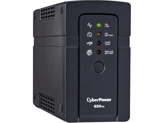 CyberPower RT650 UPS System, 650VA/400W, 6 Outlets, Mini-Tower @Newegg $63.57