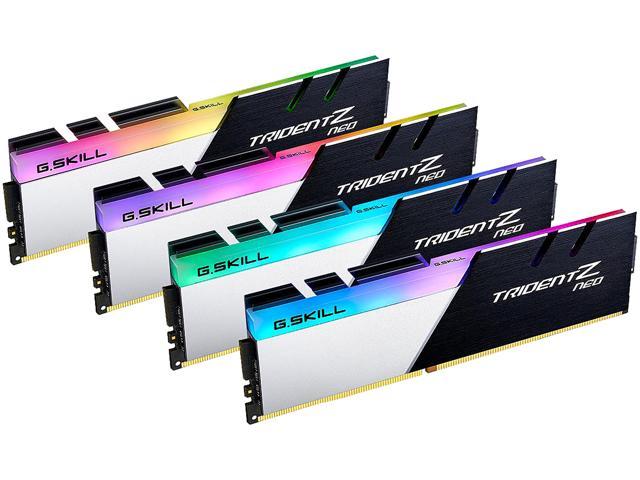 64GB (4x 16) G.SKILL Trident Z Neo Series RGB DDR4 3600 Desktop RAM Kit $339.99