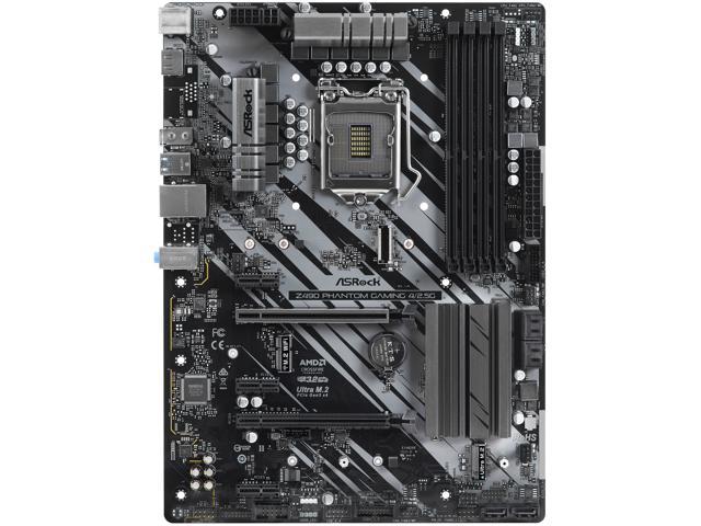 ASRock Z490 Phantom Gaming 4 LGA 1200 Intel Z490  Motherboard $129.99