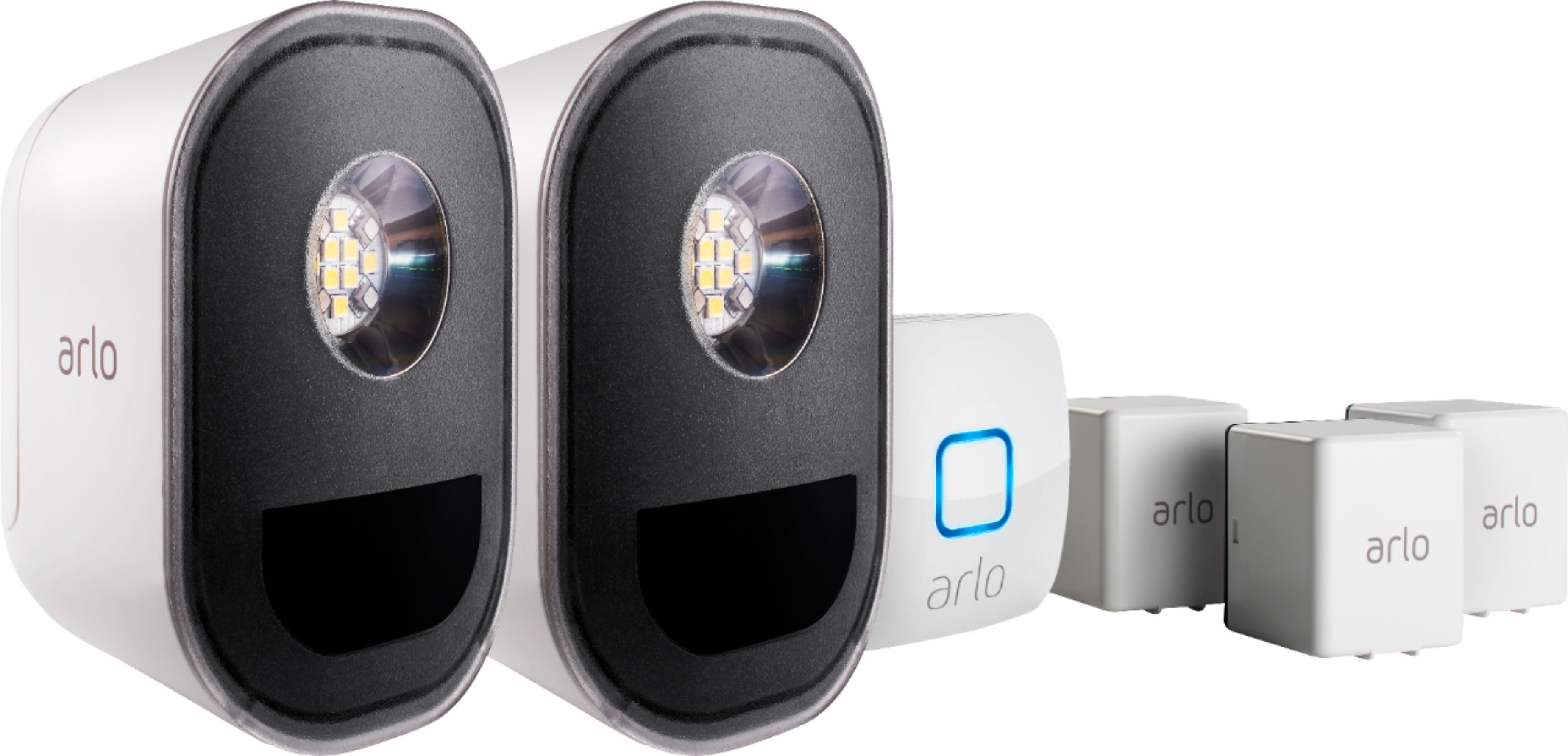 Arlo - Indoor/Outdoor Smart Home Security Lights. Wire-Free, Weather Resistant, Motion Sensor, Rechargeable (2-Pack) @BestBuy $99.99