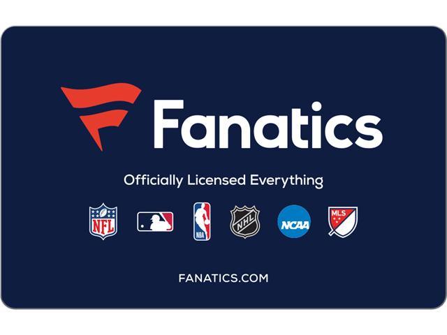 Fanatics $50 Gift Card (Email Delivery) @Newegg $38