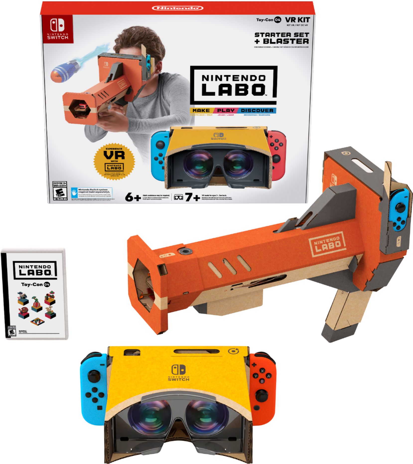 Nintendo Switch Labo Toy-Con VR Starter Set + Blaster Kit @BestBuy $20