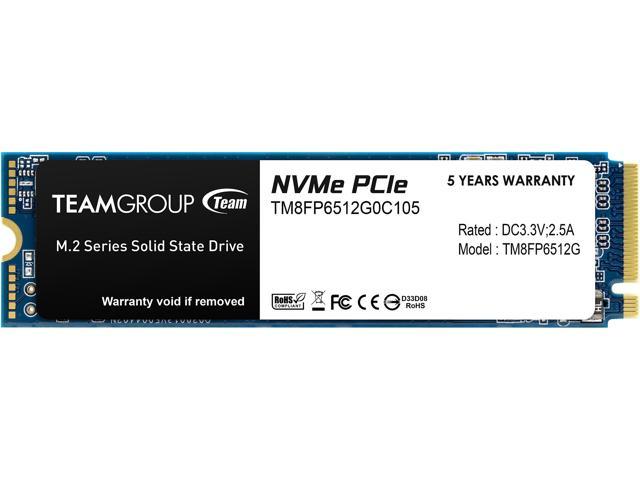 512GB Team Group MP33 M.2 2280 NVMe 1.3 SSD @Newegg $57