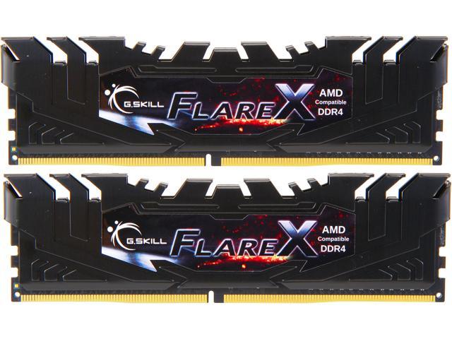 16GB (2x 8) G.SKILL Flare X (for AMD) DDR4 3200 Desktop RAM Kit @Newegg $56