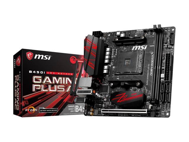 MSI Gaming Plus AC AM4 B450i Mini-ITX Motherboard @Newegg $115