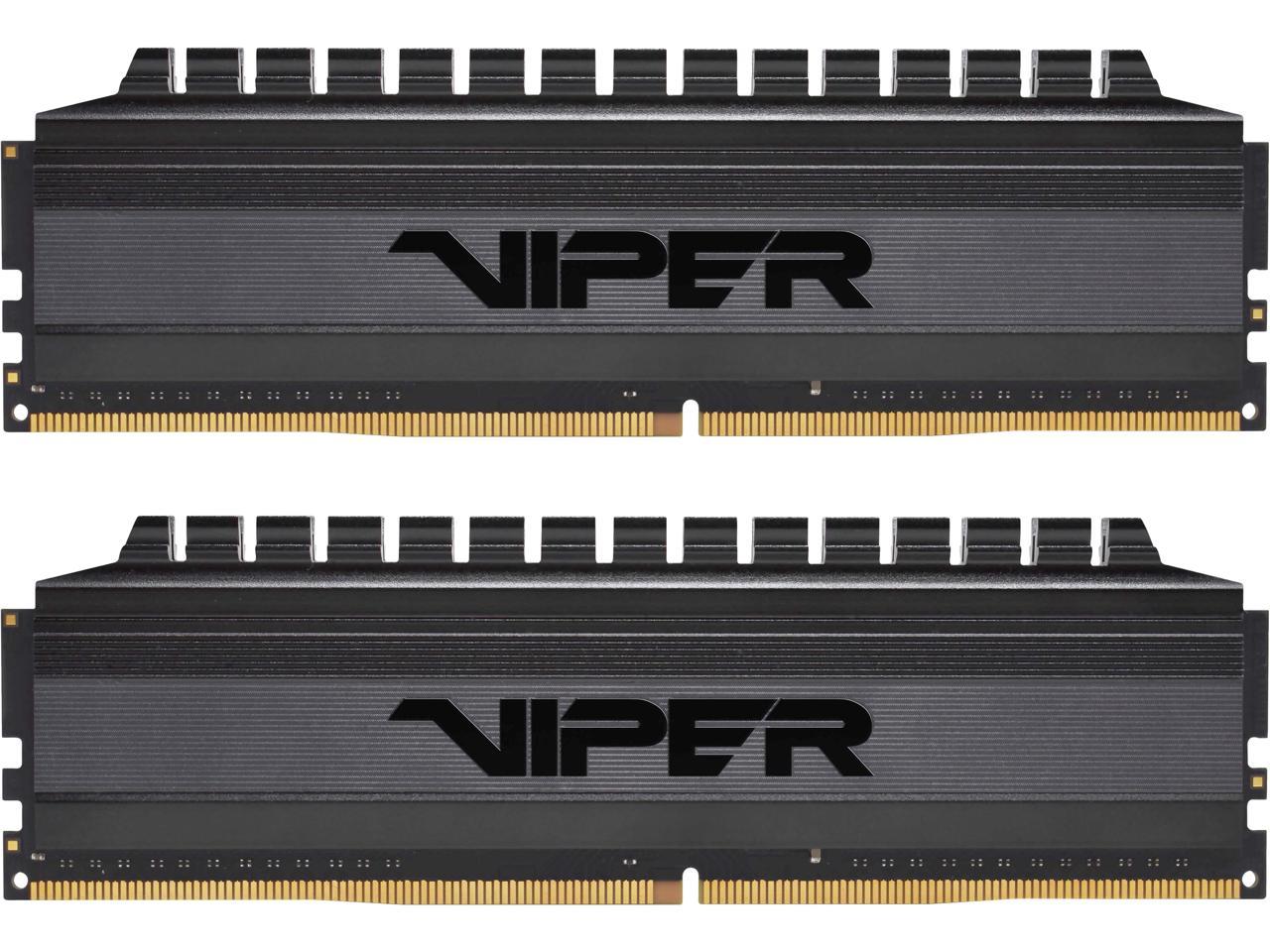 16GB (2x 8) Patriot Viper Blackout DDR4 4133 RAM Kit @Newegg $100