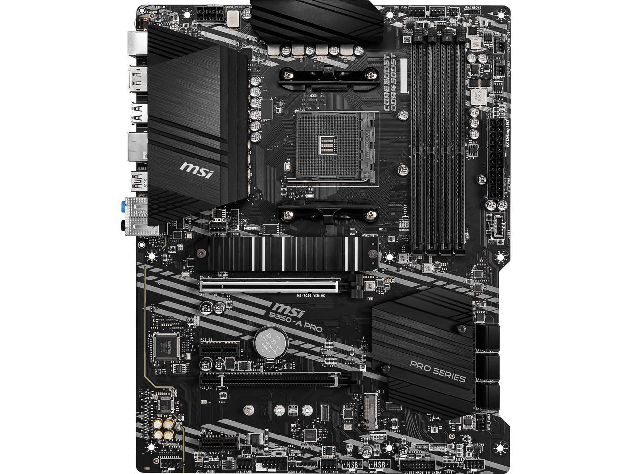 MSI PRO B550-A PRO AM4 Motherboard $125 @Newegg