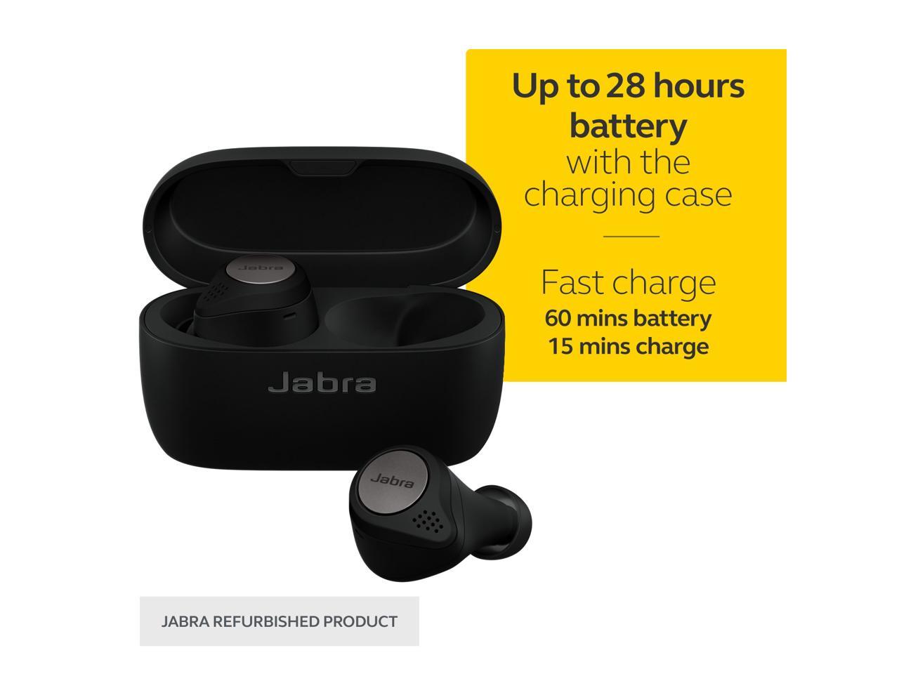 Jabra Elite Active 75t True Wireless Earbuds *RFB* Titanium Blk + $5GC @Newegg $115