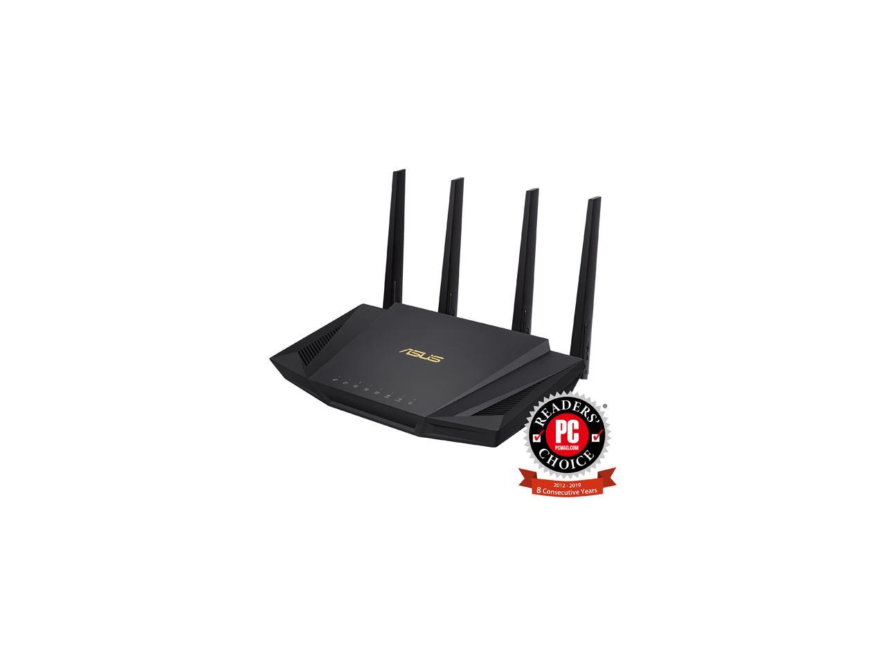 ASUS RT-AX3000 Dual Band WiFi Router, WiFi 6, 802.11ax @Newegg $150