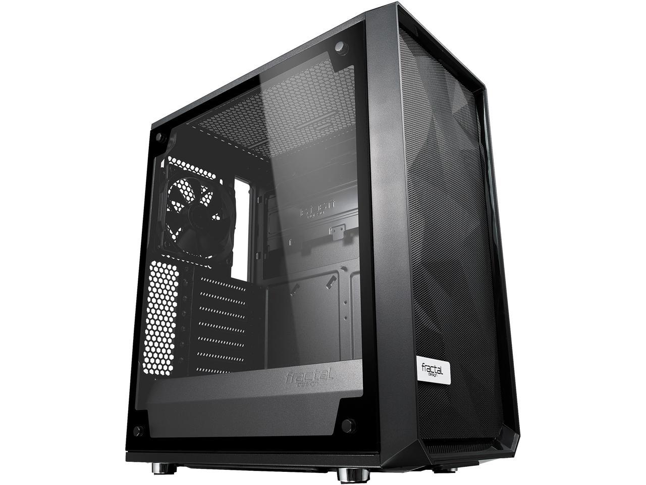 Fractal Design Meshify C Black ATX High-Airflow Compact Light Tint Tempered Glass Mid Tower Case @Newegg $78