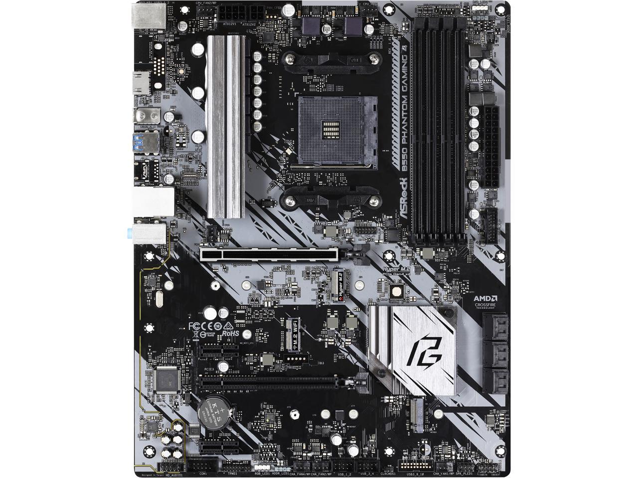 ASRock B550 Phantom Gaming 4 AM4 Motherboard @Newegg $100