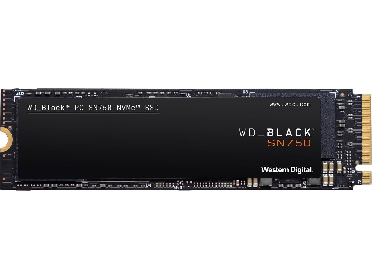 1TB WD BLACK SN750 NVMe SSD @Newegg $123