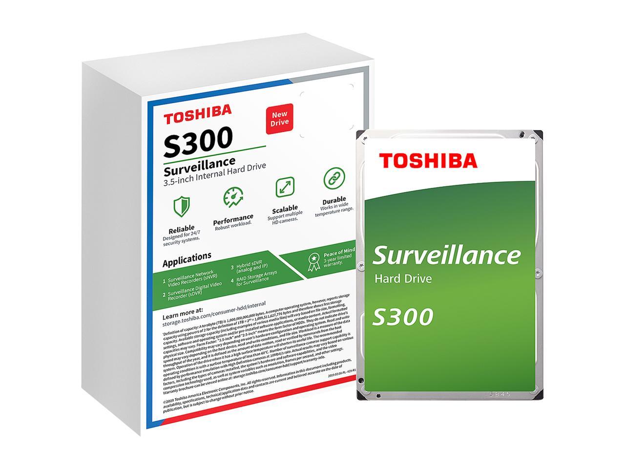 5TB Toshiba S300 Surveillance 3.5" Hard Drive @Newegg $105