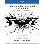 The Dark Knight Trilogy 3 Movie Collection Blu-Ray, Batman Begins, The Dark Knight, The Dark Knight Rises. Christopher Nolan. $17