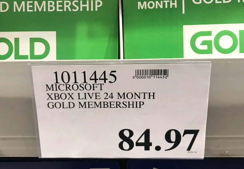 Xbox Live Gold 24 month membership $84.97 Costco in store only YMMV - Slickdeals.net