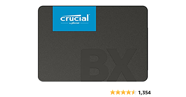 Crucial BX500 960GB 3D NAND SATA 2.5-Inch Internal SSD - CT960BX500SSD1 - $73