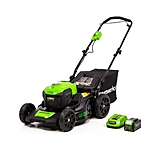 Greenworks 40V 20" Brushless Push Lawn Mower w/ 4.0 Ah Battery & Quick Charger $249 + Free Shipping