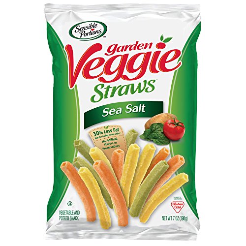Sensible Portions Garden Veggie Straws, Sea Salt, 1 Ounce (Pack of 24) $14.25