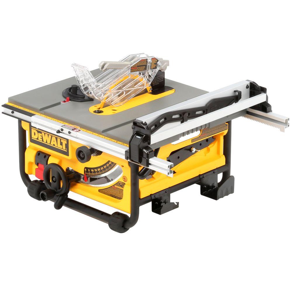 DeWalt 15-Amp Corded 10 in. Compact Job Site Table Saw $279