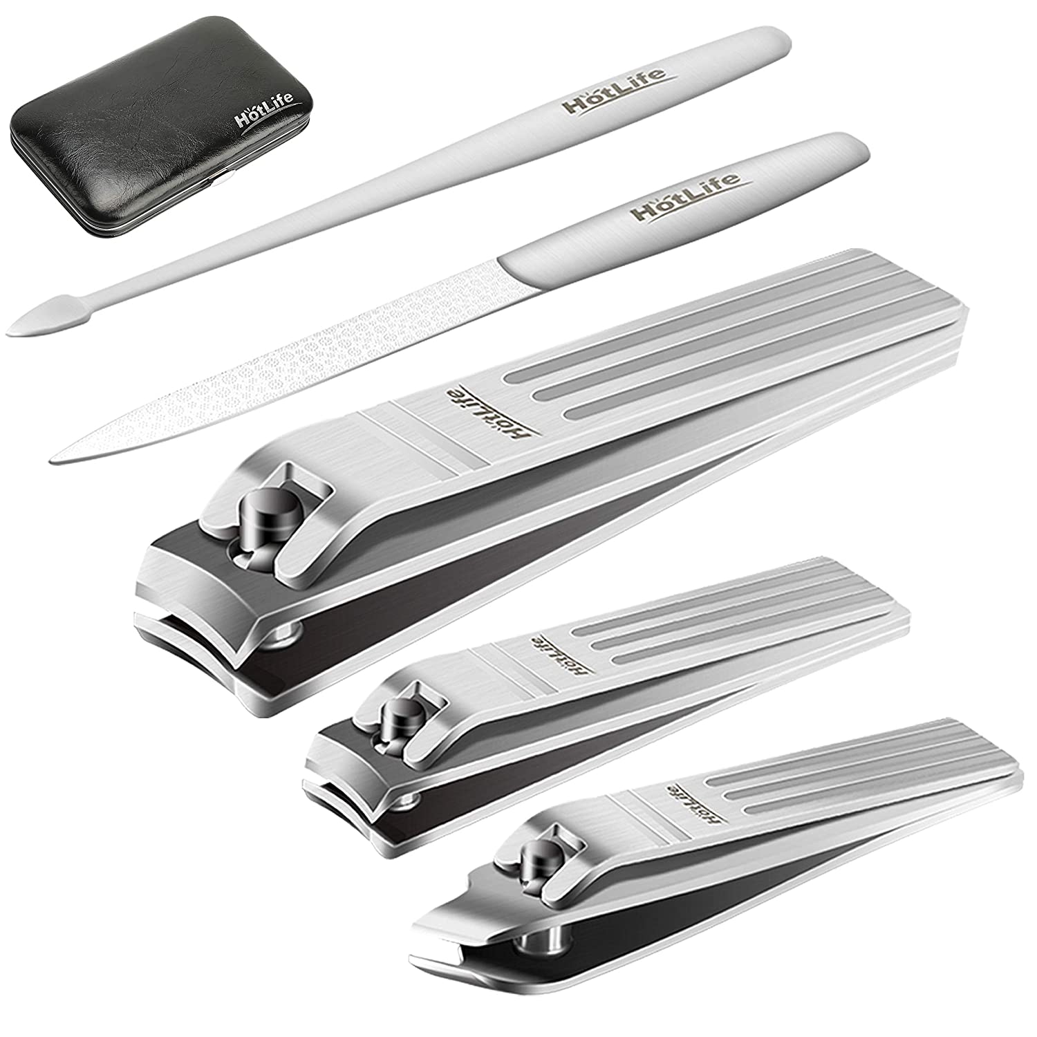 5PCS HotLife Nail Clipper Set for Pedicure & Manicure $3.98