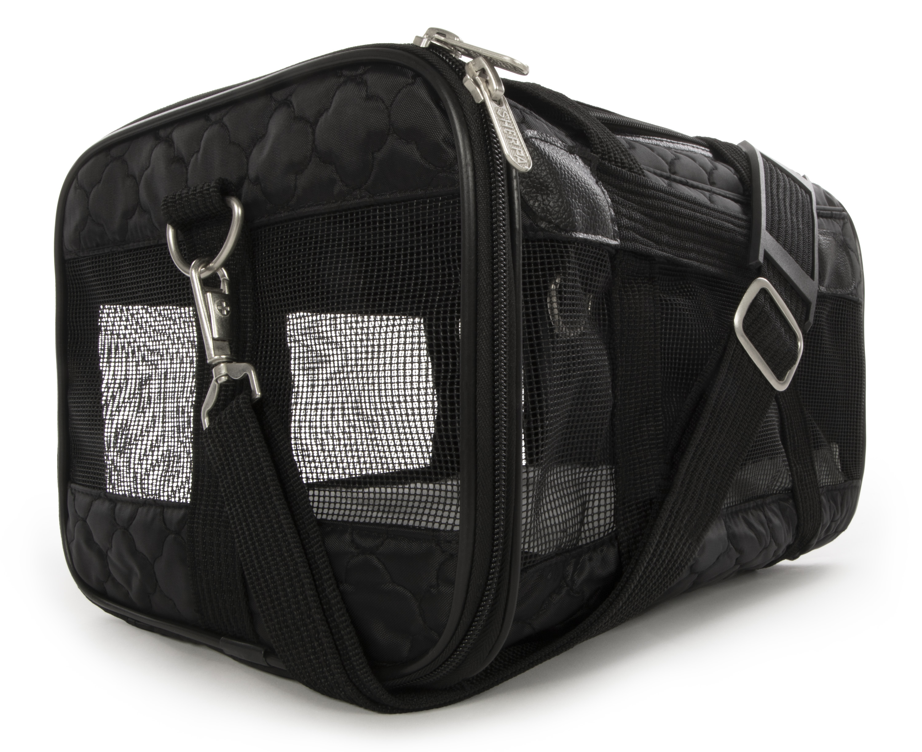 goDog Sherpa Airline Approved Dog Carrier, Black, Small, 15"L $26.15