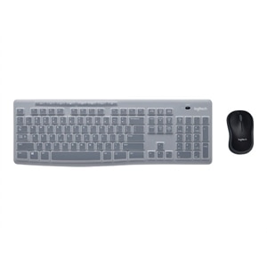 Logitech MK270 Full-Size Wireless Keyboard & Mouse Combo w/ Protective Silicone Keyboard Cover - $18.99 (or less w/ SD Cashback) + FS @ Dell