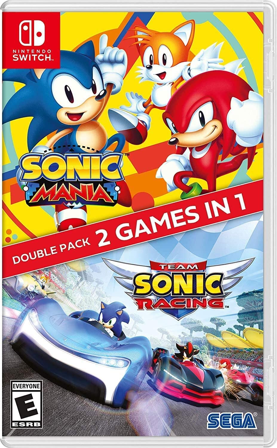 Sonic Mania + Team Sonic Racing Double Pack (Nintendo Switch) $19.99 @ GameStop / Amazon