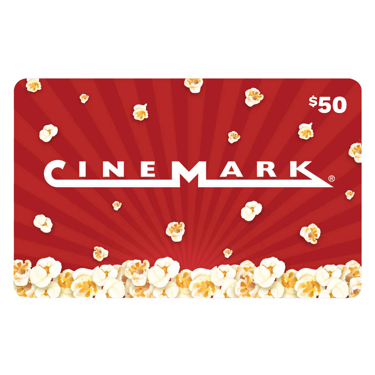 Costco Member 50 Cinemark Theatres eGift Card (Email Delivery)