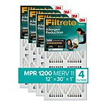 3M Filtrete Allergen Reduction 1200 MPR HVAC Furnace Air Filter (12x30x1) $19.65