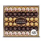 48-Count Ferrero Rocher Collection Fine Hazelnut Milk Chocolates Gift Box $14.25