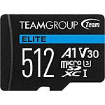 512GB Team Group Elite microSDXC U3 A1 Memory Card w/ Adapter $21 + Free Shipping