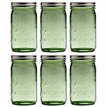 6-ct Ball Wide Mouth Heritage Quart Jars (Spring Green) $6 &amp; More + Free Shipping