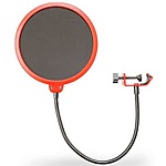 Deco Gear Universal Pop Filter w/ Goose Neck Mic Stand Clip $7 + Free Shipping