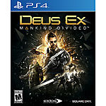 PS4 Games: Deus Ex: Mankind Divided $5.82, The Technomancer $6.39 + Free Shipping @ eBay