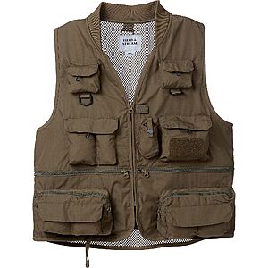 Field & Stream Fly Fishing Vest Men's Size Medium Khaki