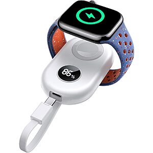 JOYROOM 2500maH Portable Charger for Apple Watch (4 Colors) $10