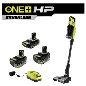 Ryobi HP 3 batteries and stick vac $199