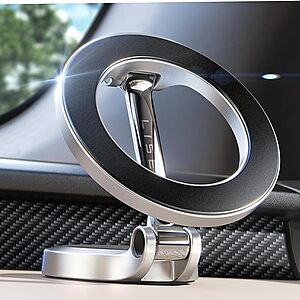360 Degree Rotating Lisen Magnetic Magsafe Car Phone Mount $4 & More
