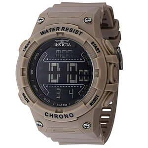 Invicta Men's Racing 52mm Watch: Black or Red .30, Light Brown .20