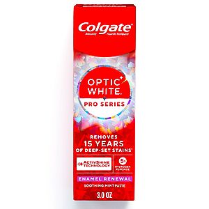 3-Oz Colgate Optic White Pro Series Express White Toothpaste + $5 Walmart Cash $9 