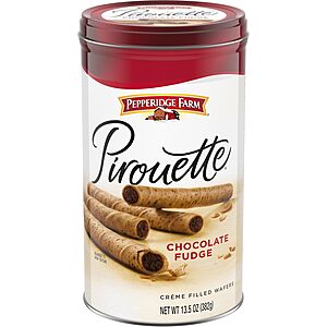 13.5-Oz Pepperidge Farm Pirouette Creme Filled Wafers (Various) $4.90 w/ S&S