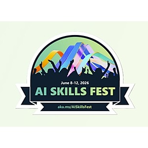 Microsoft: Complete AI Skills Playlist, Get MS Certification Exam & Credly Badge Free (June 8th - 12th)