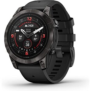 47mm Garmin Epix Pro Gen 2 Sapphire GPS Smartwatch (Grey/Black)