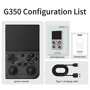 BATLEXP G350 3.5" IPS Retro Handheld Game Console w/ 64GB Card $27 + Free S&H
